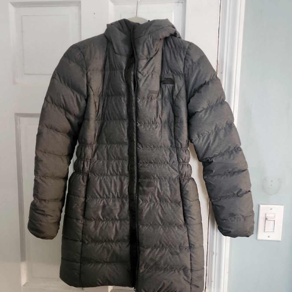North Face Gray Puffer Jacket